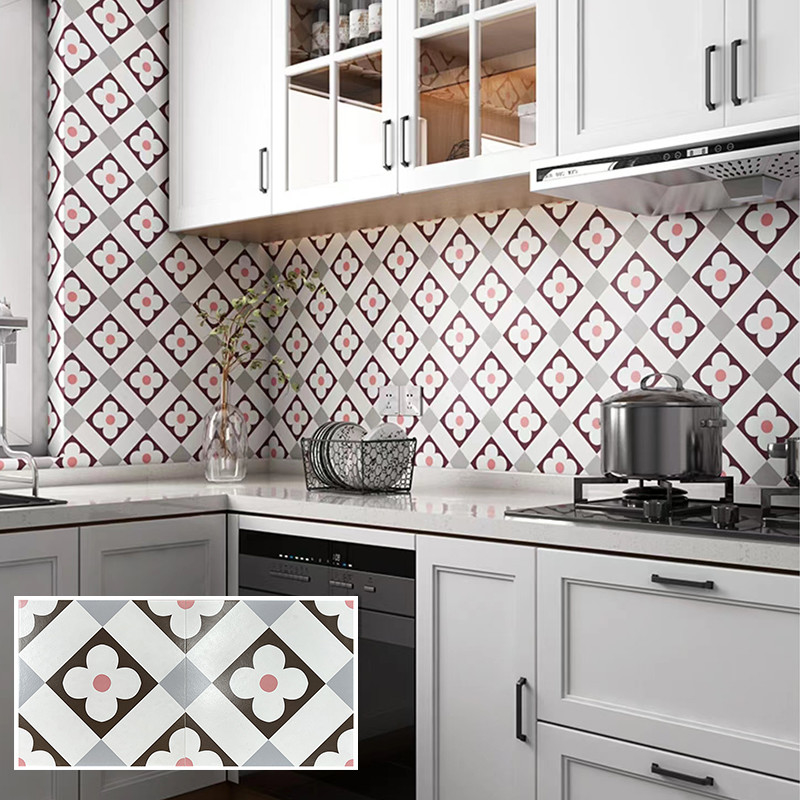 30x30 بلاط سيراميك مزجج على الطراز الاسكندنافي صغير مربع فسيفساء بلاط أرضيات شرفة