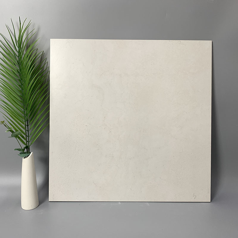 600x600mm كامل الجسم أبيض اللون مصقول بلاط أرضيات من الرخام المصقول المضادة للانزلاق