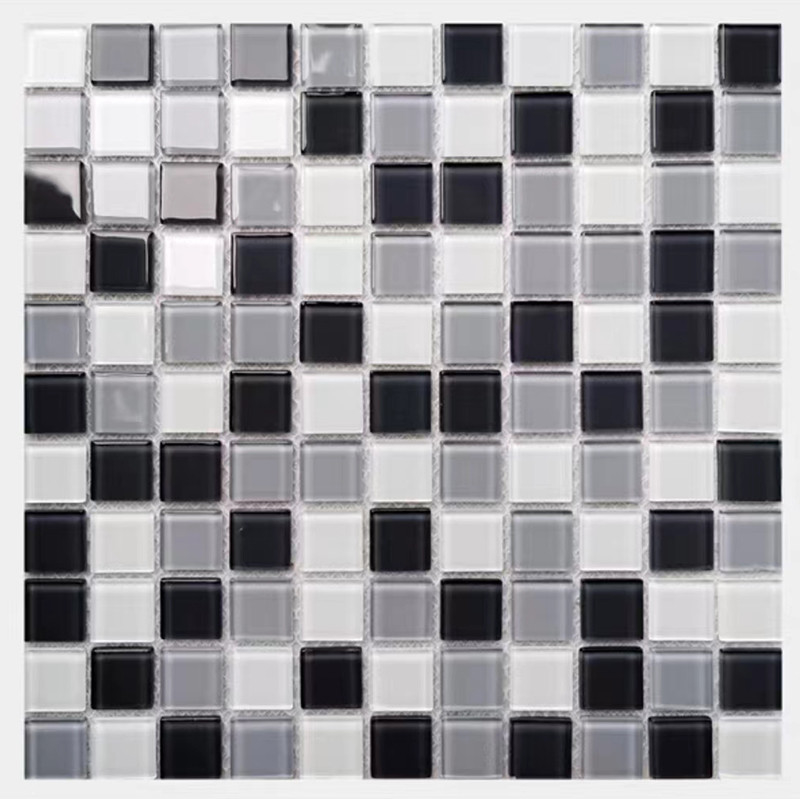 300x300mm الزجاج الكريستالي الفسيفساء الأرضية الجدار البلاط للحمام حمام سباحة حمام المطبخ Backsplash