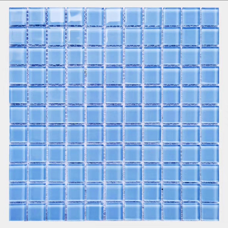 300x300mm الزجاج الكريستالي الفسيفساء الأرضية الجدار البلاط للحمام حمام سباحة حمام المطبخ Backsplash
