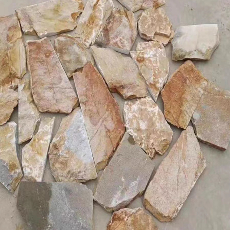 حجارة الرخام الطبيعي ثلاثية الأبعاد عشوائية الصخور الصخرية الصخرية الشبكة العلمية الحديقة الخارجية الأرضيات الحديقة الطوابق الجدار البلاط