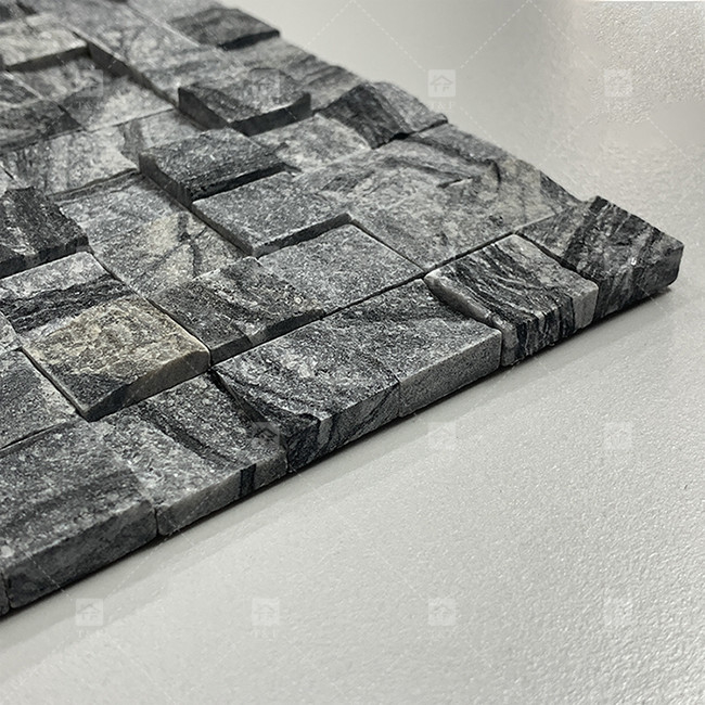 حجر الرخام تبدو بلاط الفسيفساء سطح متطاطي تزيين الحمام المطبخ Backsplash