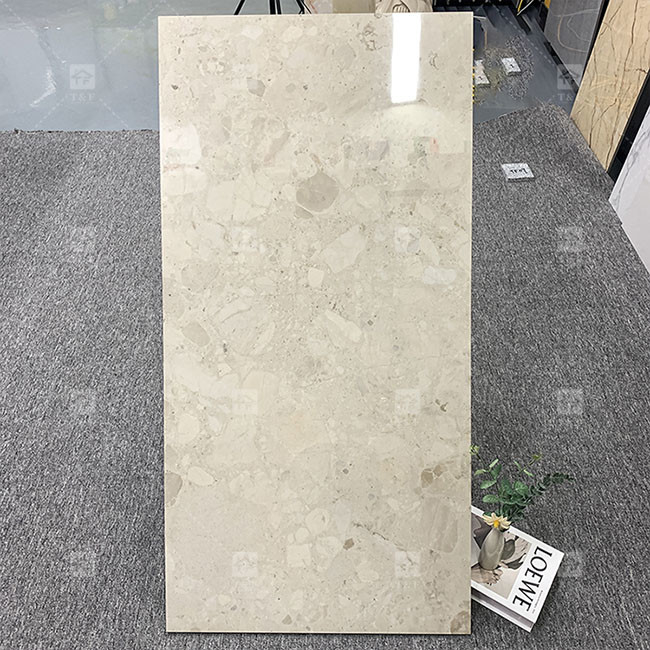 600x1200mm فاخرة كاملة الجسم لامعة مطلية بلاط الزجاج لأرضية بلاط البورسلين الرخام