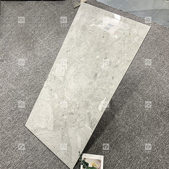 600x1200mm فاخرة كاملة الجسم لامعة مطلية بلاط الزجاج لأرضية بلاط البورسلين الرخام