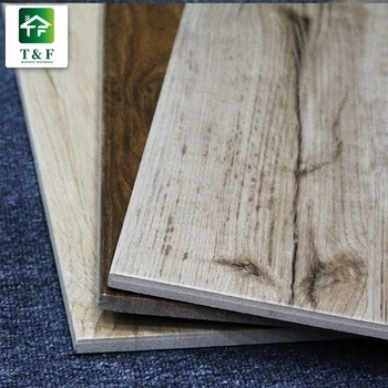 بلاط سيراميك من الخشب المزجج بالحبيبات غير قابل للانزلاق 200x1000mm بني / تانس اللون