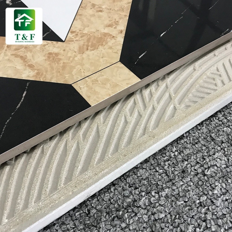 مزيج لون بلاط السيراميك المزجج الأرضيات اللامعة سمك 10 مم